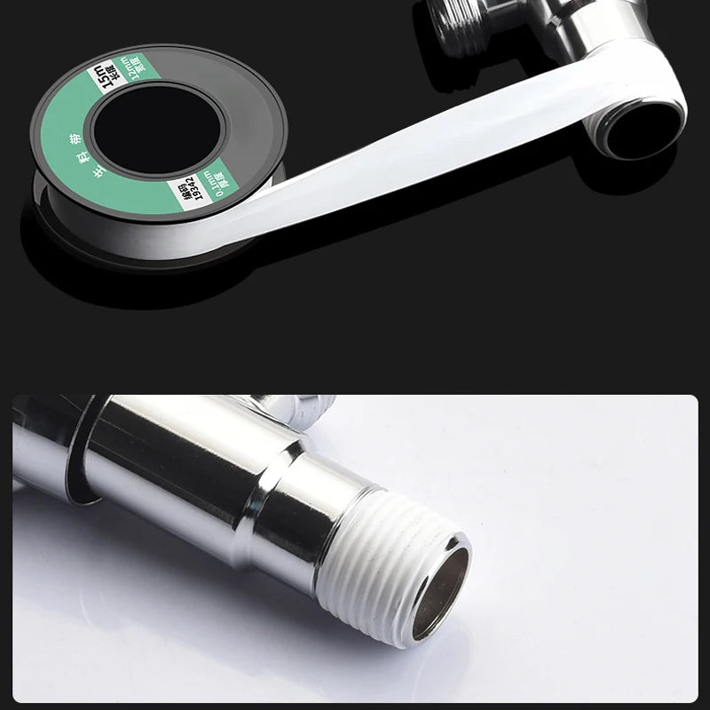 2-Roll PTFE Tape for Faucets & Water Pipes