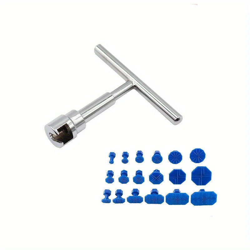 Paintless Dent Repair Kit – Car Dent Puller with T-Handle & Glue Tabs - image 6