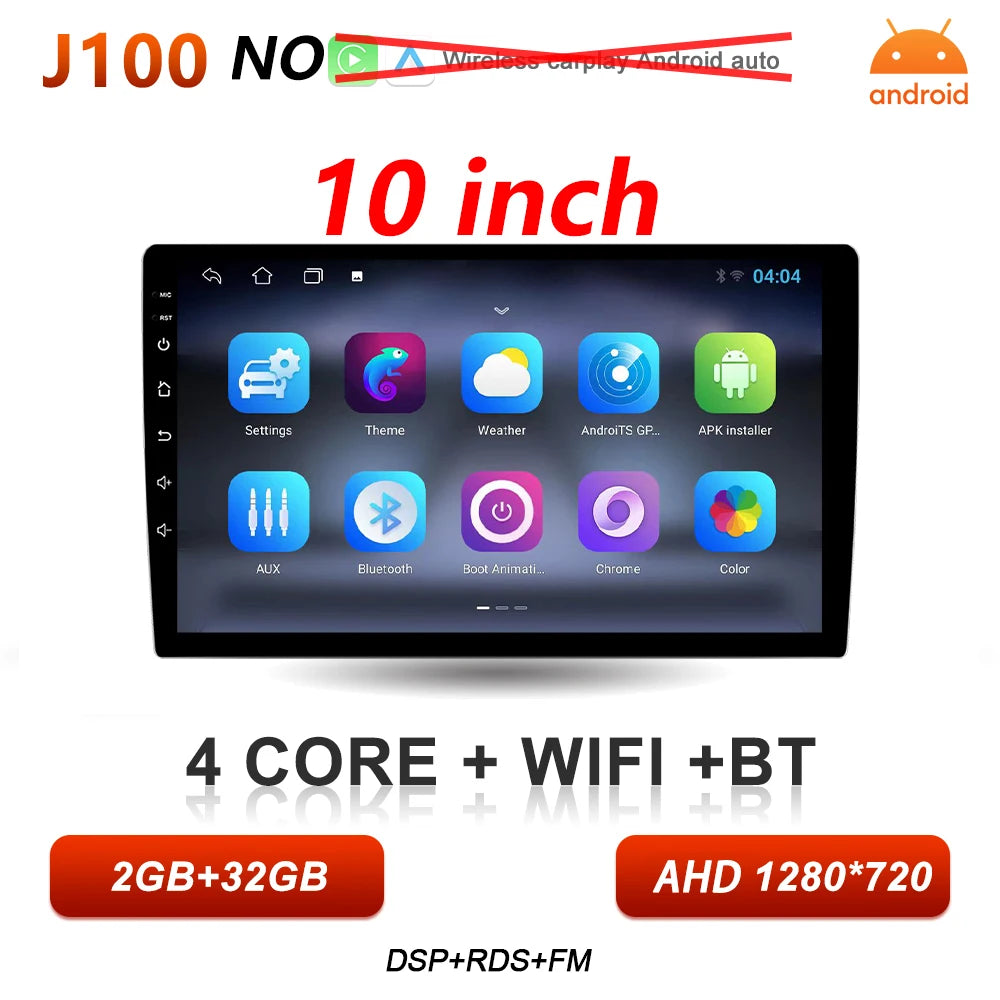 9/10 Inch Double DIN Car Stereo with Wireless CarPlay & Android Auto - image 20