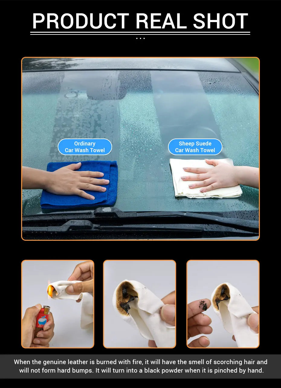 Absorbent Car Wash Drying Towel, 30x30cm or 30x55cm