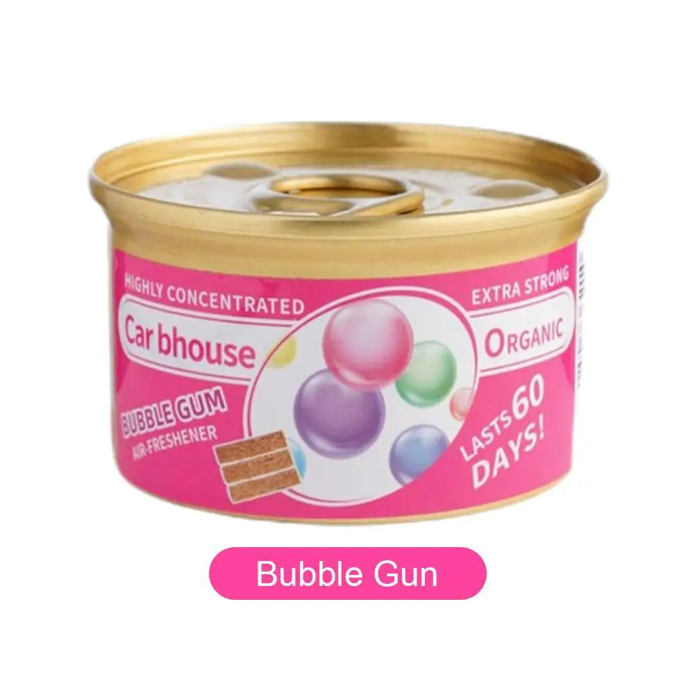 Bubble Gum Scent Car Air Freshener Can, Long-Lasting Odor Eliminator