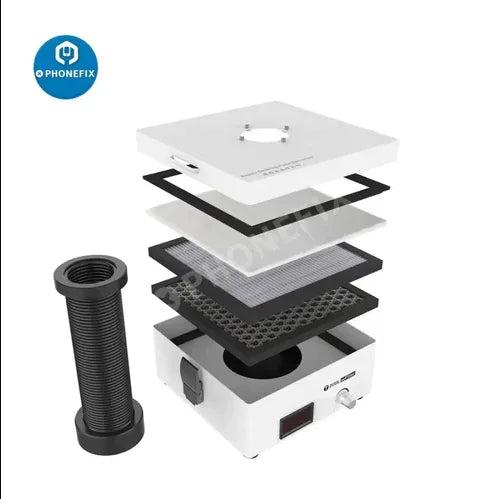 Soldering Fume Extractor Smoke Absorber with Dust Filter for Phone Repair
