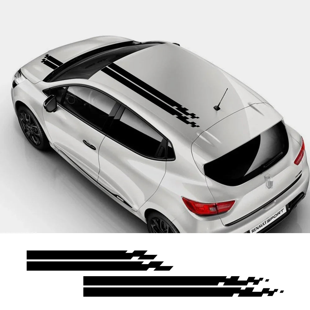 Customizable Car Hood Cover Vinyl Sticker – Universal Waterproof