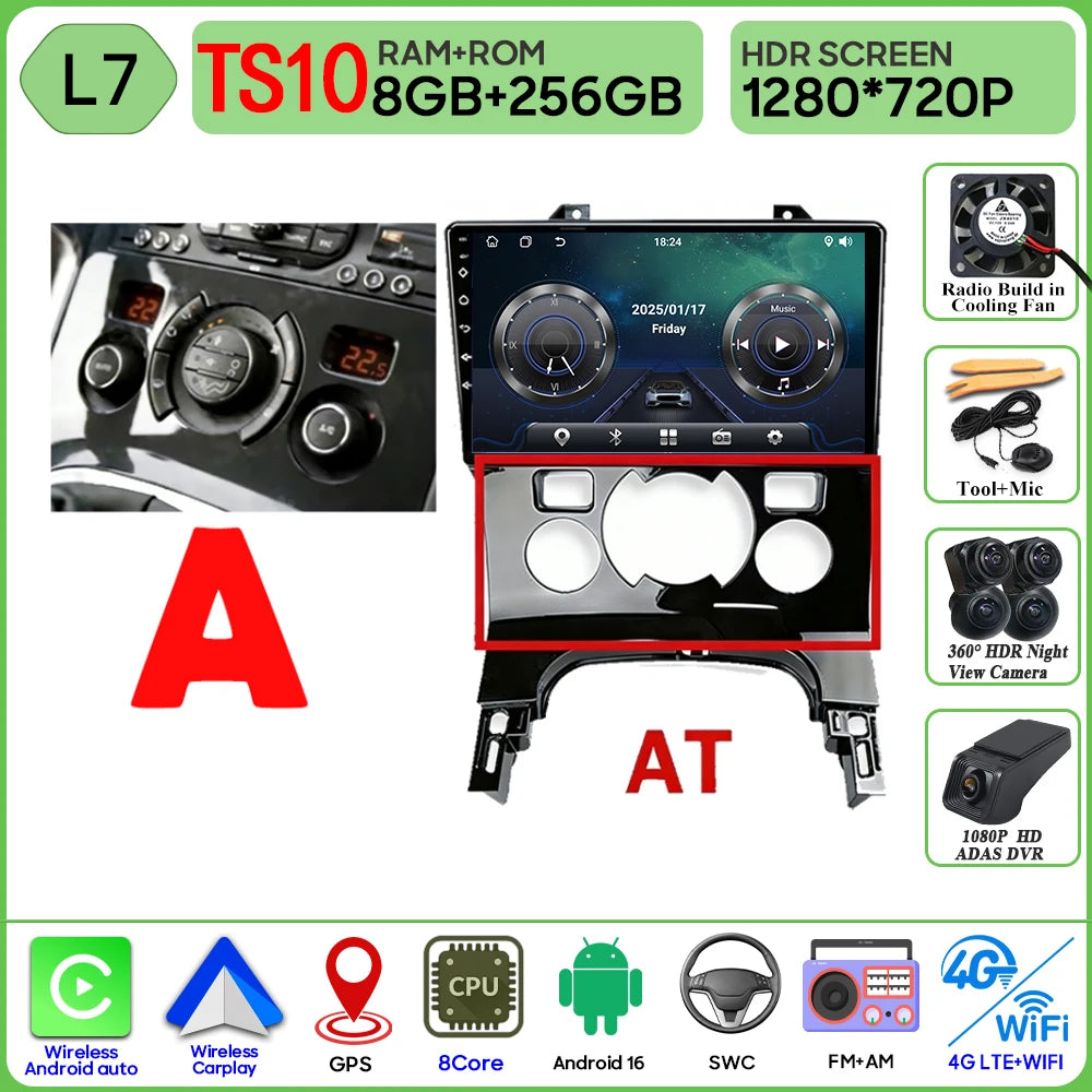 9-Inch Multimedia System for Peugeot 3008/5008 with CarPlay - image 32