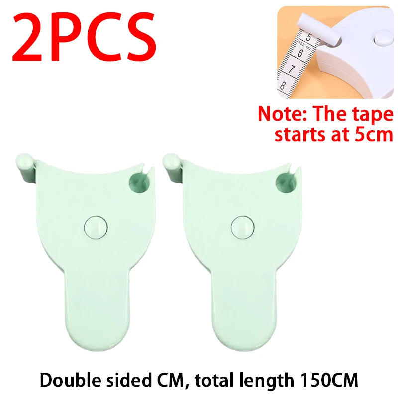 Portable Measuring Tape in Inches Mini Ruler Soft Measuring Tape Retractable Metric Tape Measuring Film for Body