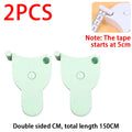 Portable Measuring Tape in Inches Mini Ruler Soft Measuring Tape Retractable Metric Tape Measuring Film for Body
