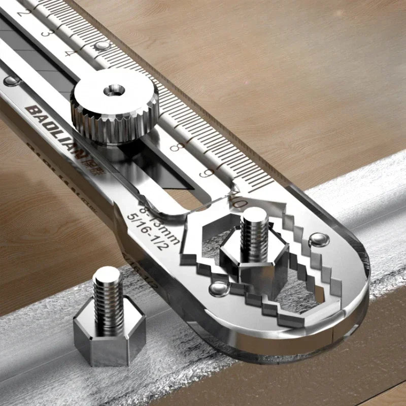Stainless Steel Utility Knife Heavy Duty Industrial Grade Wallpaper Cutting Knife Thickened Dismantling Tool