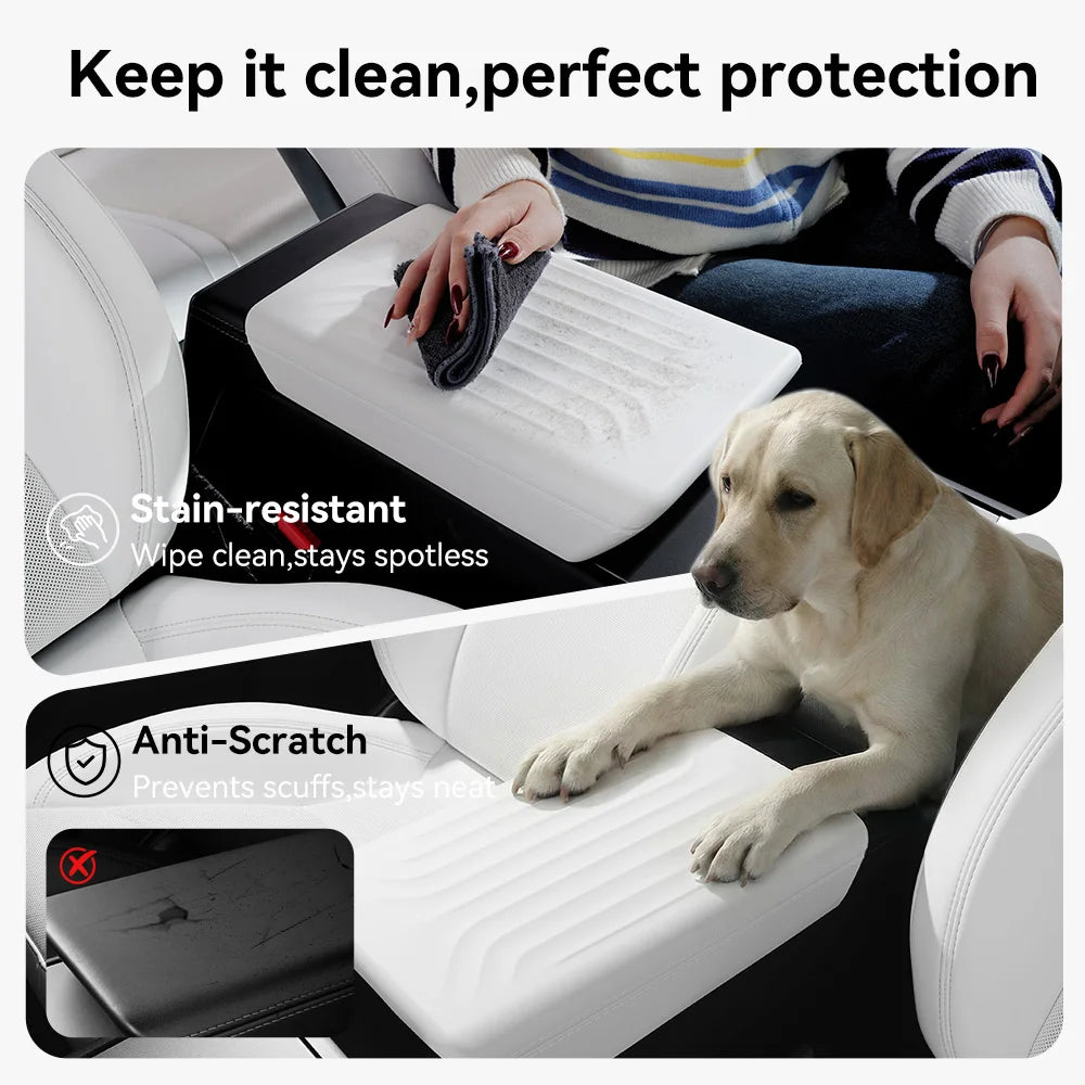 Armrest Cover for Tesla Model Y Juniper, Model YL and Model 3 Highland
