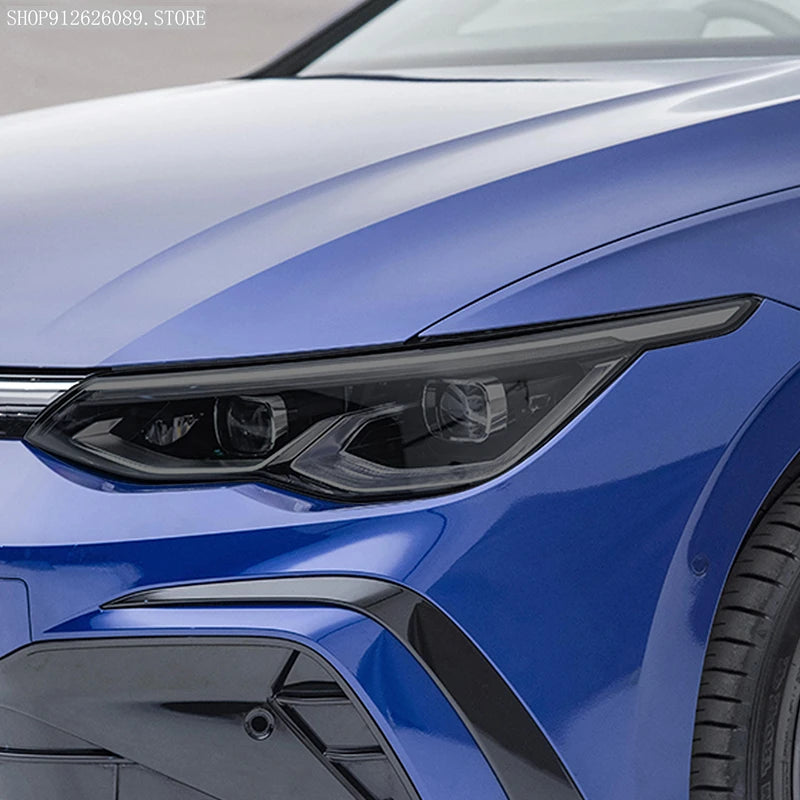 Smoked TPU Headlight Protection Film for VW Golf 8 MK8