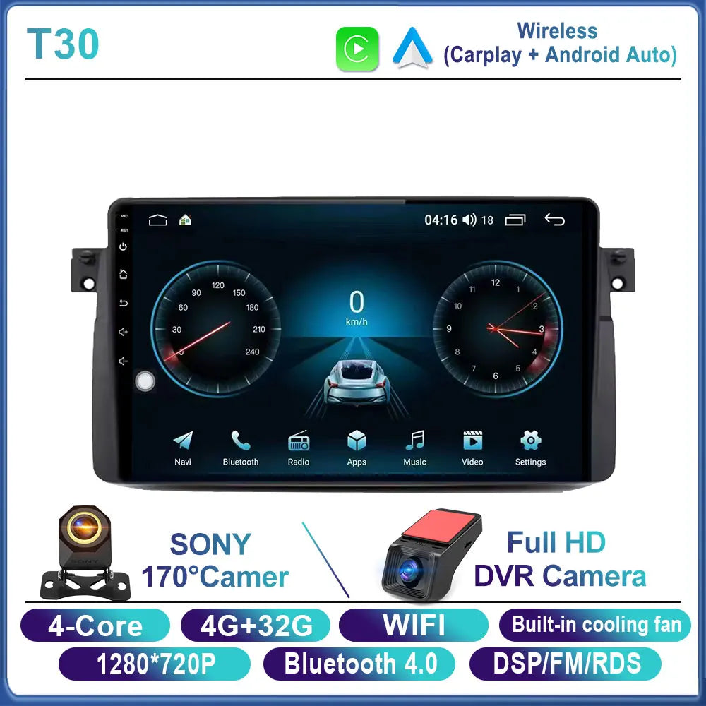 For BMW E46 M3 X5 1998-2006 Android Car Stereo 9" Touchscreen - image 18