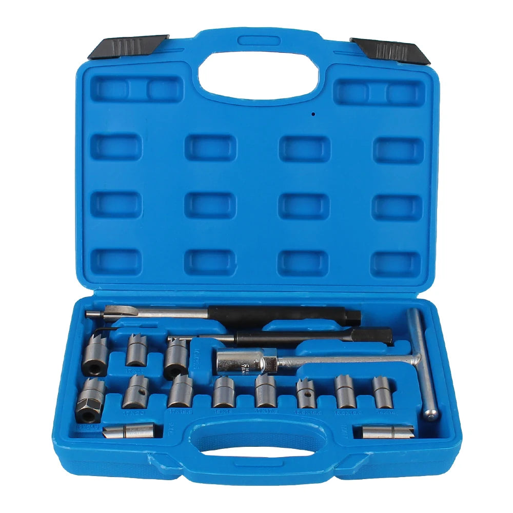 Diesel Injector Seat Cutter Set Carbon Remover Reamer Tool - image 8
