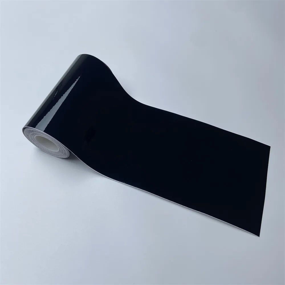 Glossy Black Vinyl Wrap Stripe Car Decal Film (3/5/7/10 cm) - image 7