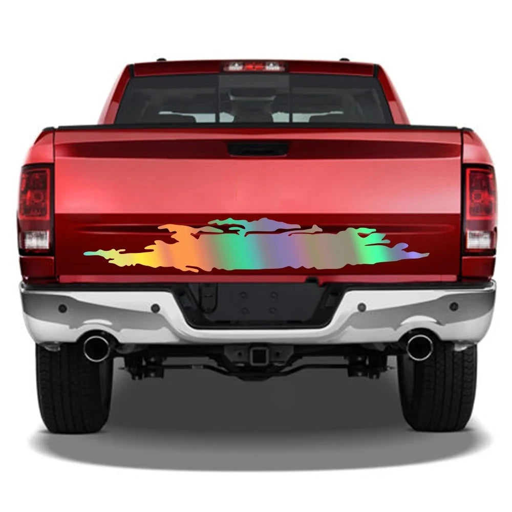 Pickup Side Bed and Tailgate Vinyl Graphic Sticker, 3pc