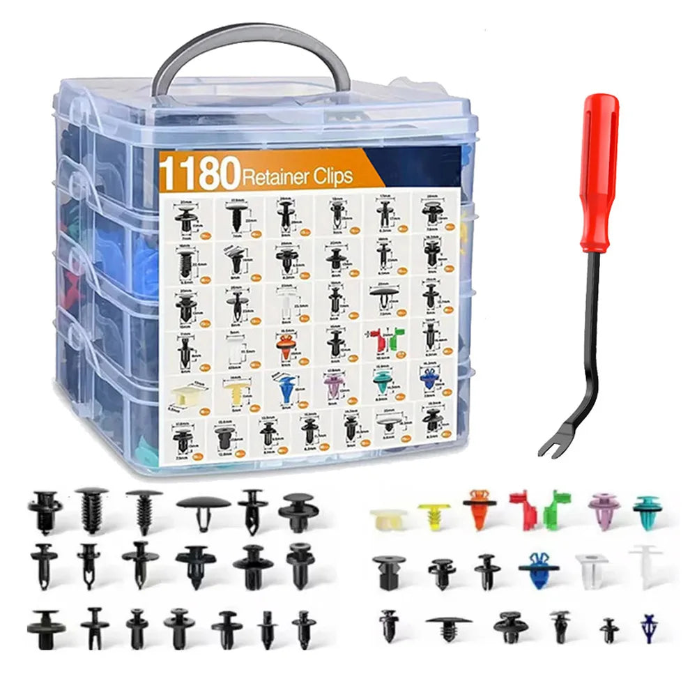Automotive Fastener Clips & Bumper Rivets – Auto Trim Repair Kit - image 8