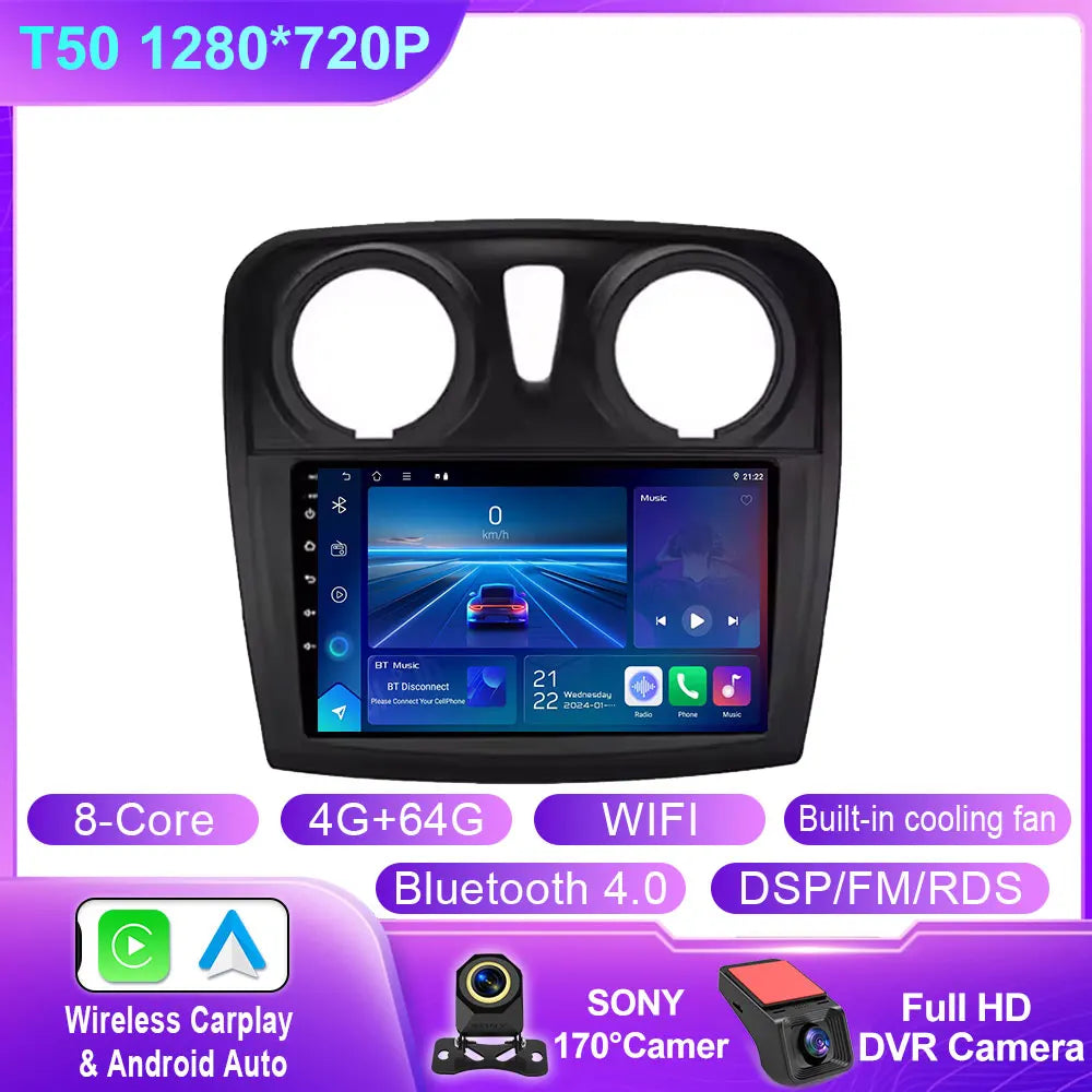 Android 9 Inch Car Stereo for Renault Logan Sandero 2012-2019 - image 14