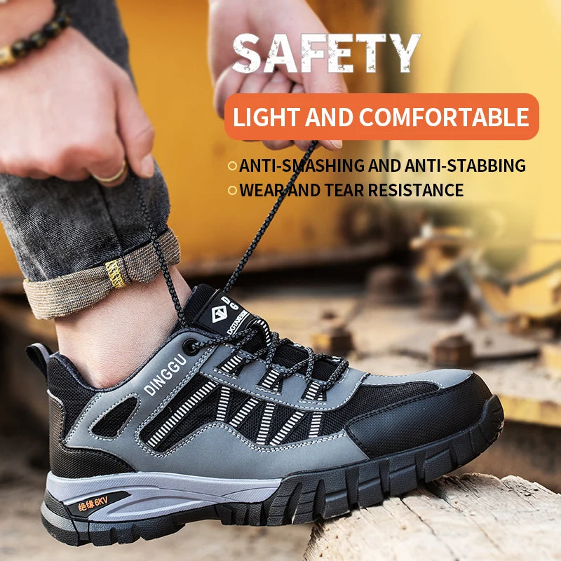Steel Toe Work Boots, Indestructible & Non-Slip - image 3