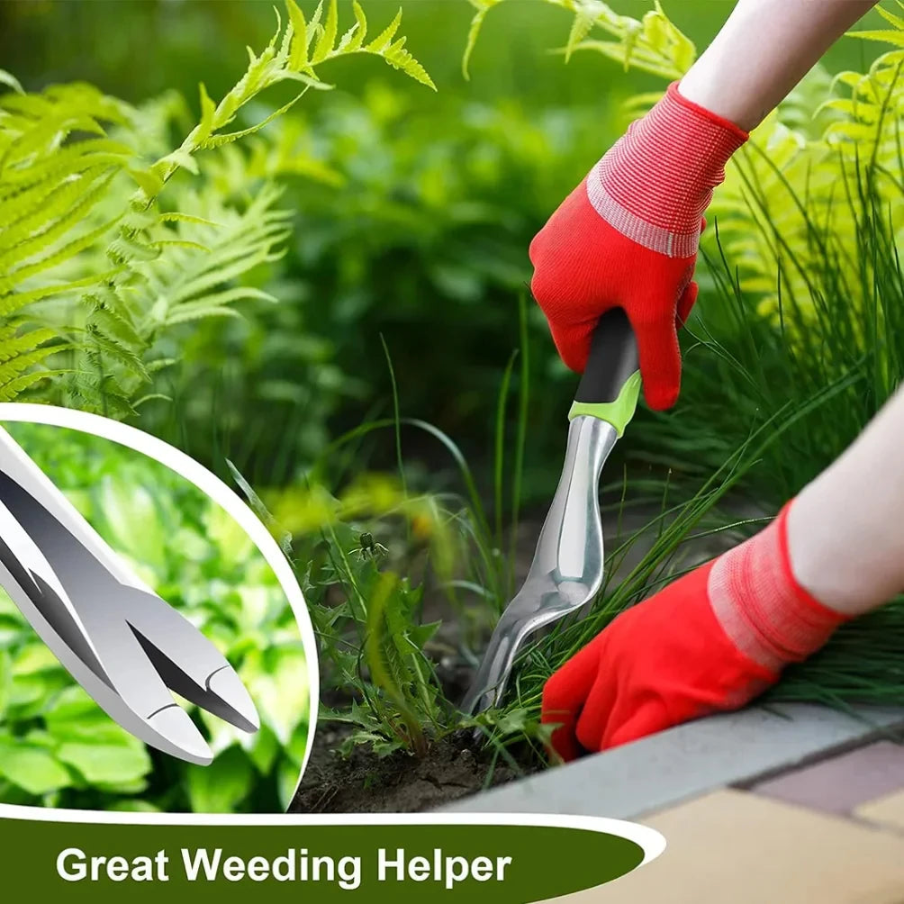 Hand Weeder Digger Tool – Ergonomic Handle Weed Puller