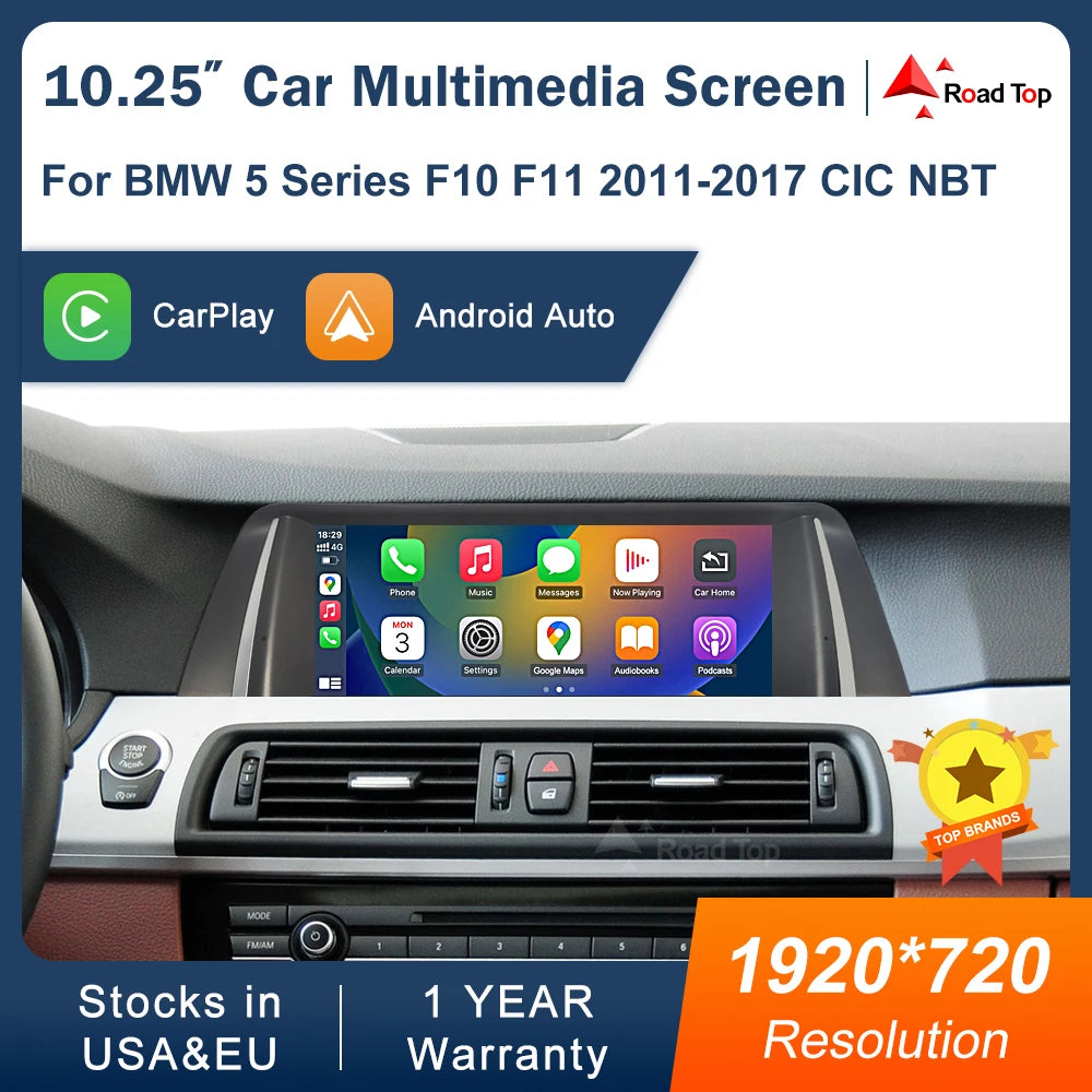 10.25" Touchscreen Multimedia Display for BMW F10/F11 (2011-2017)