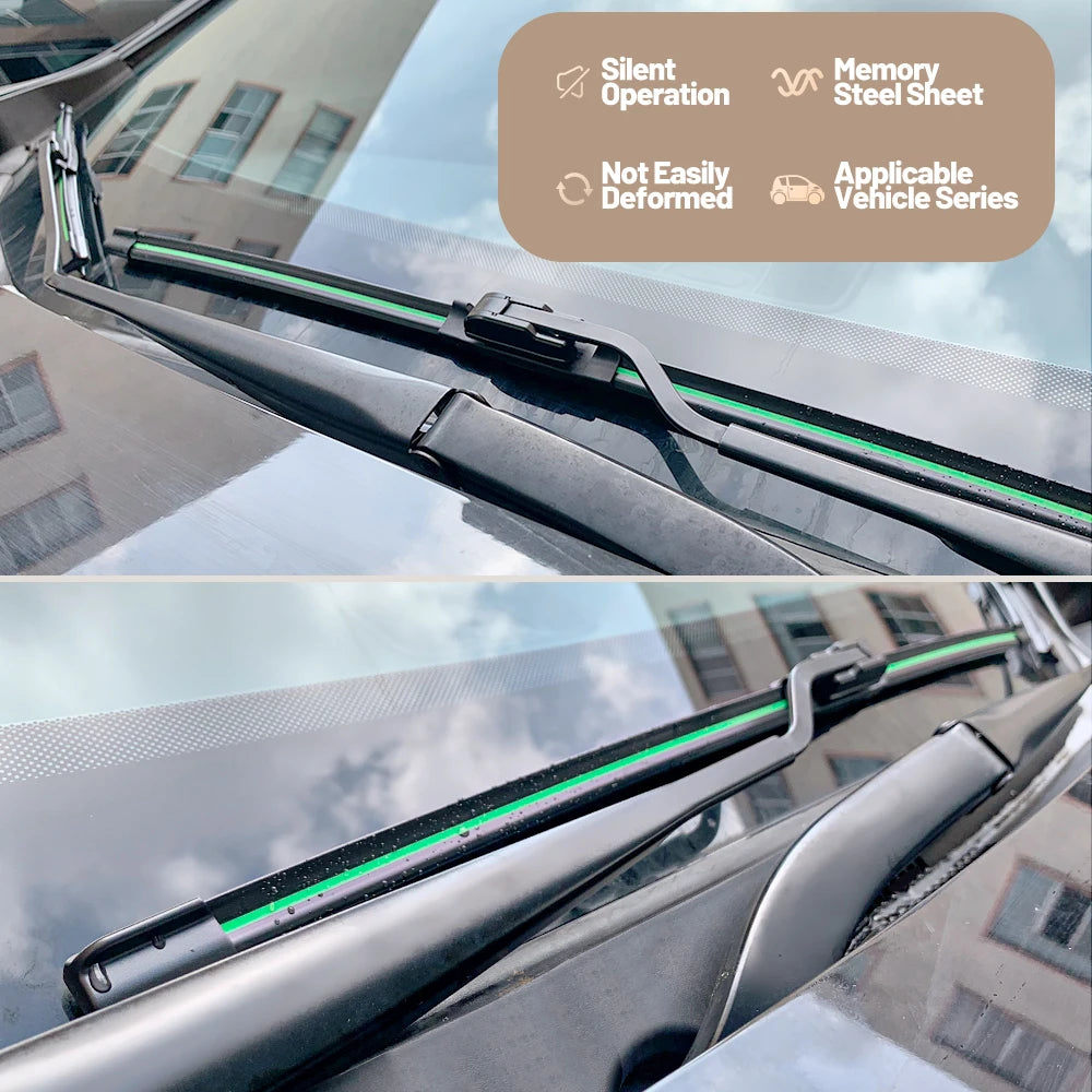Front Windshield Wiper Blades for Dodge Ram 1500 2500 3500 2002-2018 - image 5