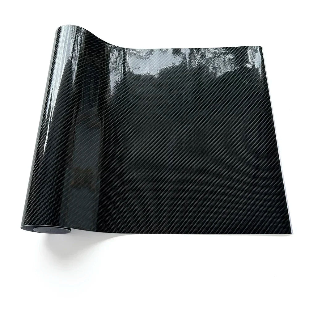 6D Carbon Fiber Vinyl Wrap Sticker Waterproof for Car, Laptop, Phone - image 7