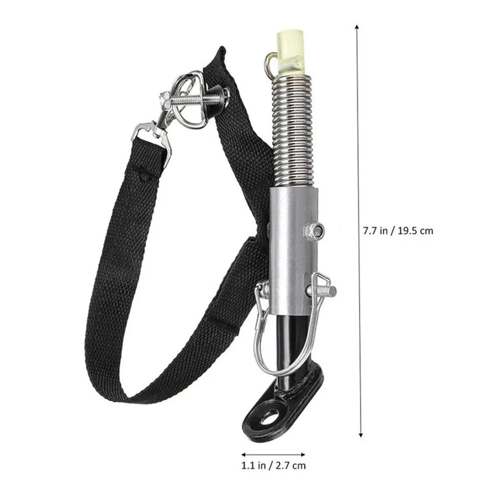 Steel Nylon Bike Trailer Hitch 19.5×2.7cm Quick Release Bike Trailer Hitch Coupler Easy Stretch Trailer Hitch Adapter