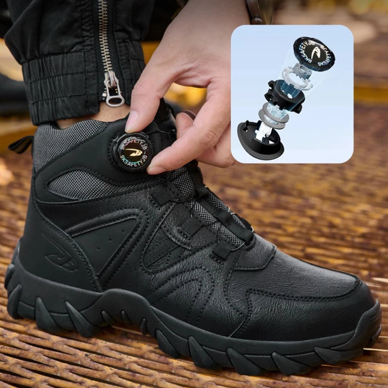 Steel Toe Safety Boots, Smash-Proof & Puncture-Resistant - image 3