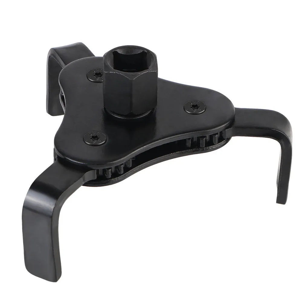 Oil Filter Wrench Tool Set With 3 Jaw Uninstall Removal Key From 2-1/2 Inch to 4.5 Inch Oil Filter Wrench