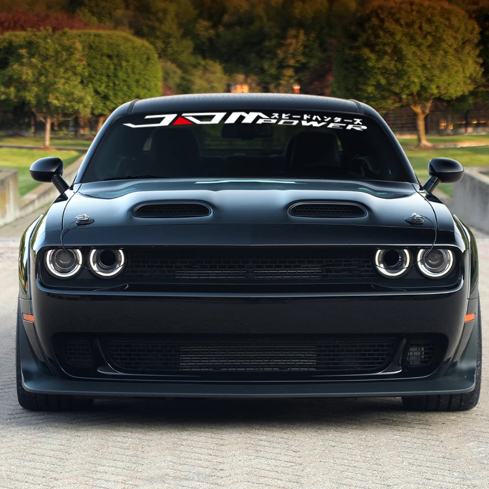 JDM Japanese Racing Vinyl Decal for Car Windshield, Waterproof - view 2