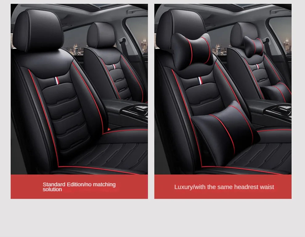 PU Leather Car Seat Covers for BMW 5 Series (F10, G30, E60 and More)