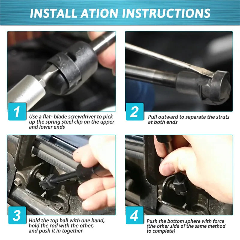 Heavy-Duty Gas Struts for Ford F-150/F-250 Hoods (95-04) - image 6