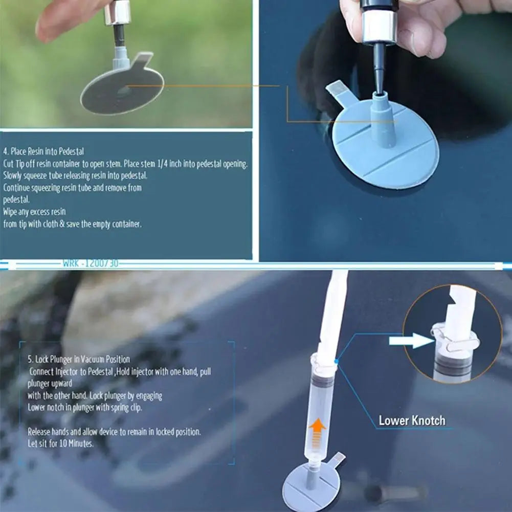 Windshield Crack Repair Kit Body Repair Tool Glass Crack Repair Supply Windshield Repair Car Window Glass Repair Tools