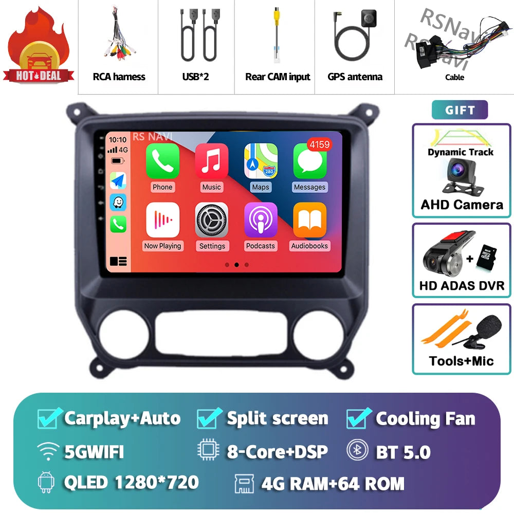 Wireless CarPlay & Android Auto Receiver for Chevy Silverado 2013-2019 - image 29