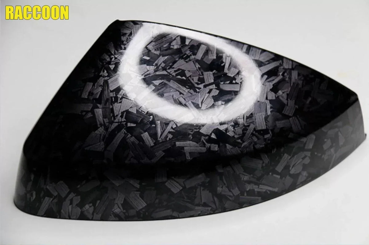 Glossy Black Forged Carbon Fiber Vinyl Wrap for Car & Motorcycle - image 5