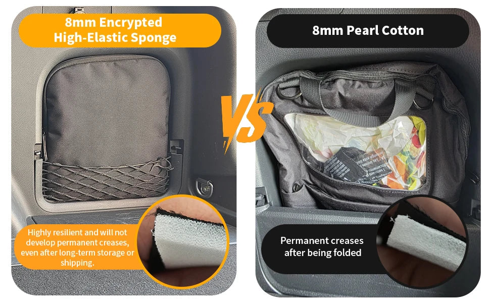 Trunk Side Cubby Storage Bag for Toyota RAV4 2019-2025