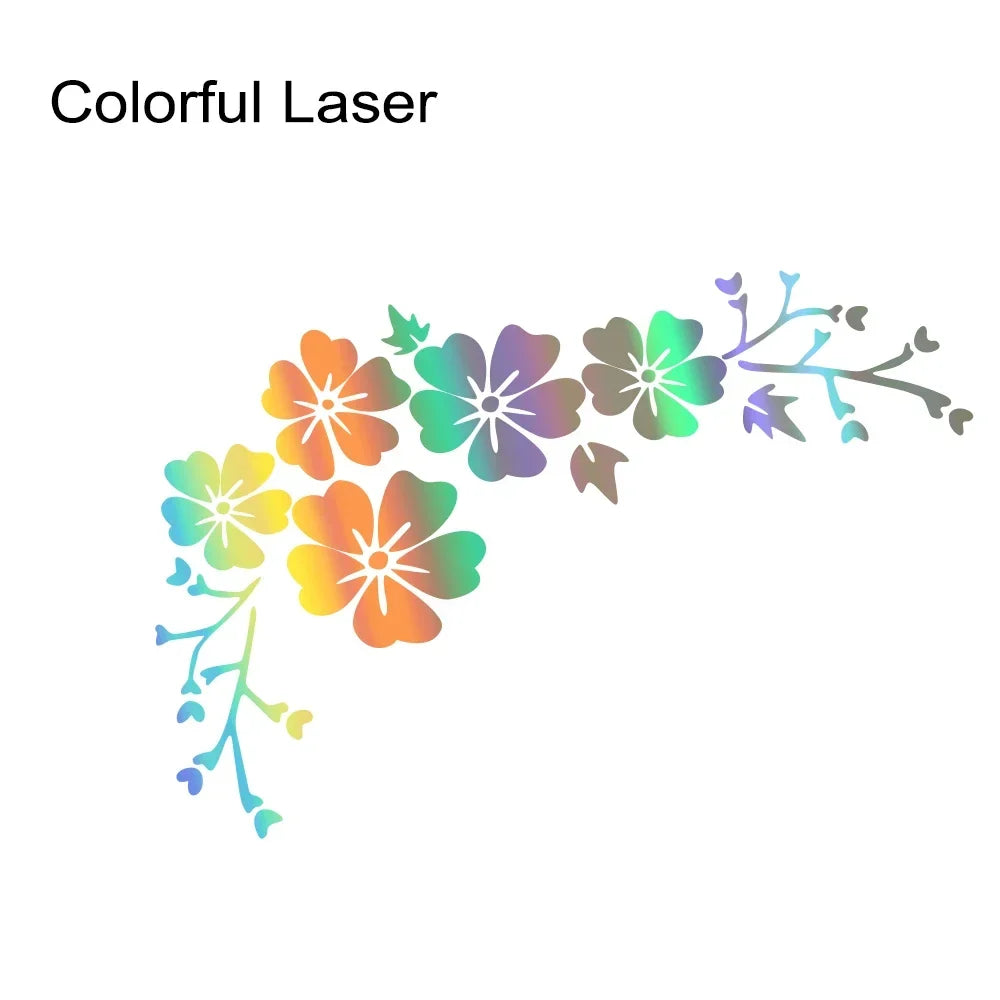 Blossom Flower Vinyl Car Decal for Body, Door and Window - view 23