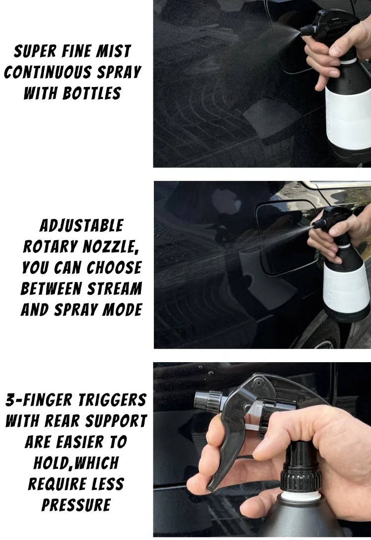 Fine Mist Trigger Sprayer Bottles for Car Detailing