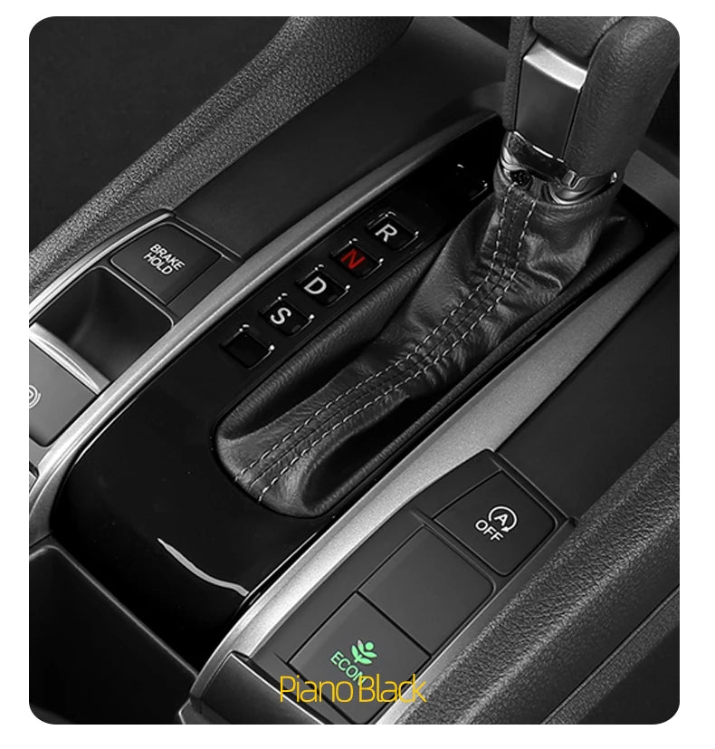 Gear Shift Panel Trim Sticker for Honda Civic 10th Gen Sedan 2016-2021