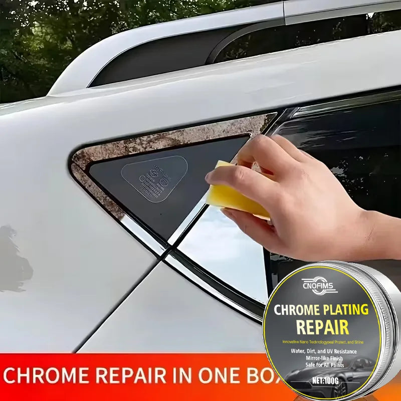 All-Vehicle Chrome Oxidation Remover with Sponge