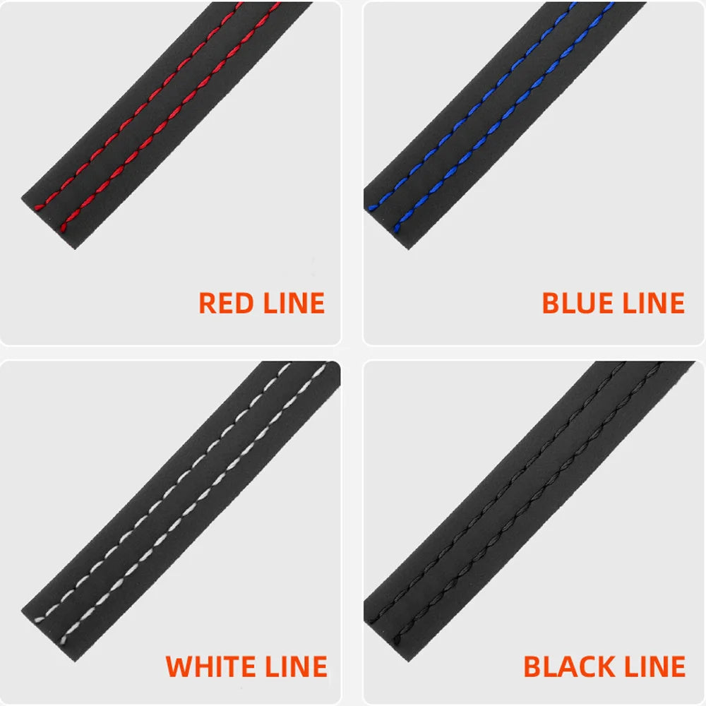 Braided PU Leather Decorative Trim Strip for Car Interior, 0.5m or 2m
