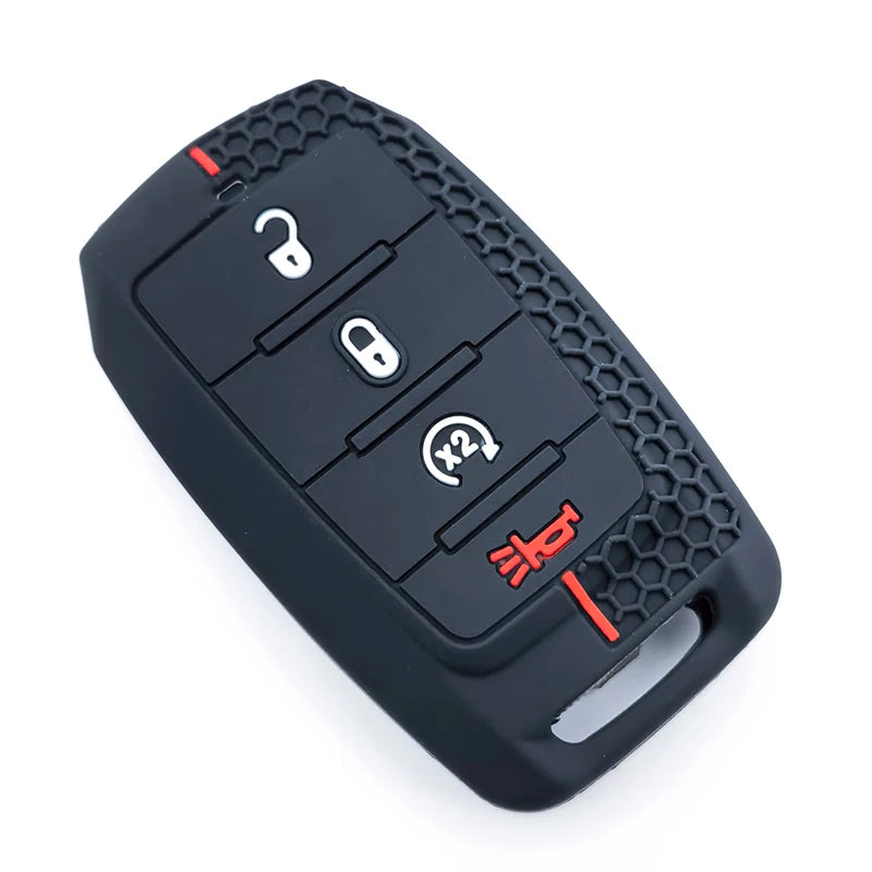 Stylish Silicone Key Fob Cover for Dodge Ram 2019-2021 - image 4