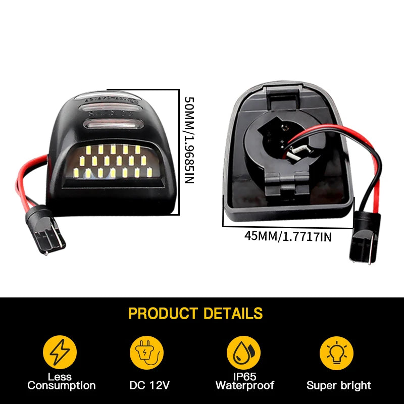 T10 LED License Plate Light with Canbus Error-Free for Chevy GMC - image 7