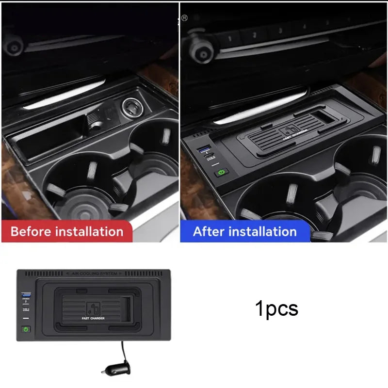 BMW X5 X6 Wireless Fast Phone Charger (2014-2018) - image 6