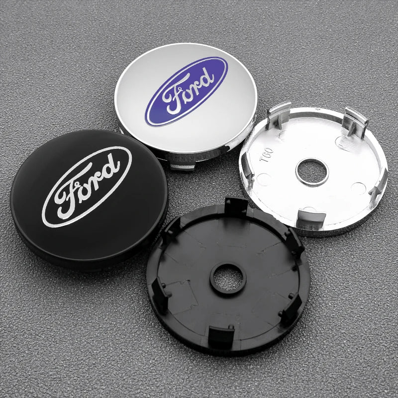 Wheel Center Hub Caps for Ford Focus Mondeo Fiesta, 4-Pack