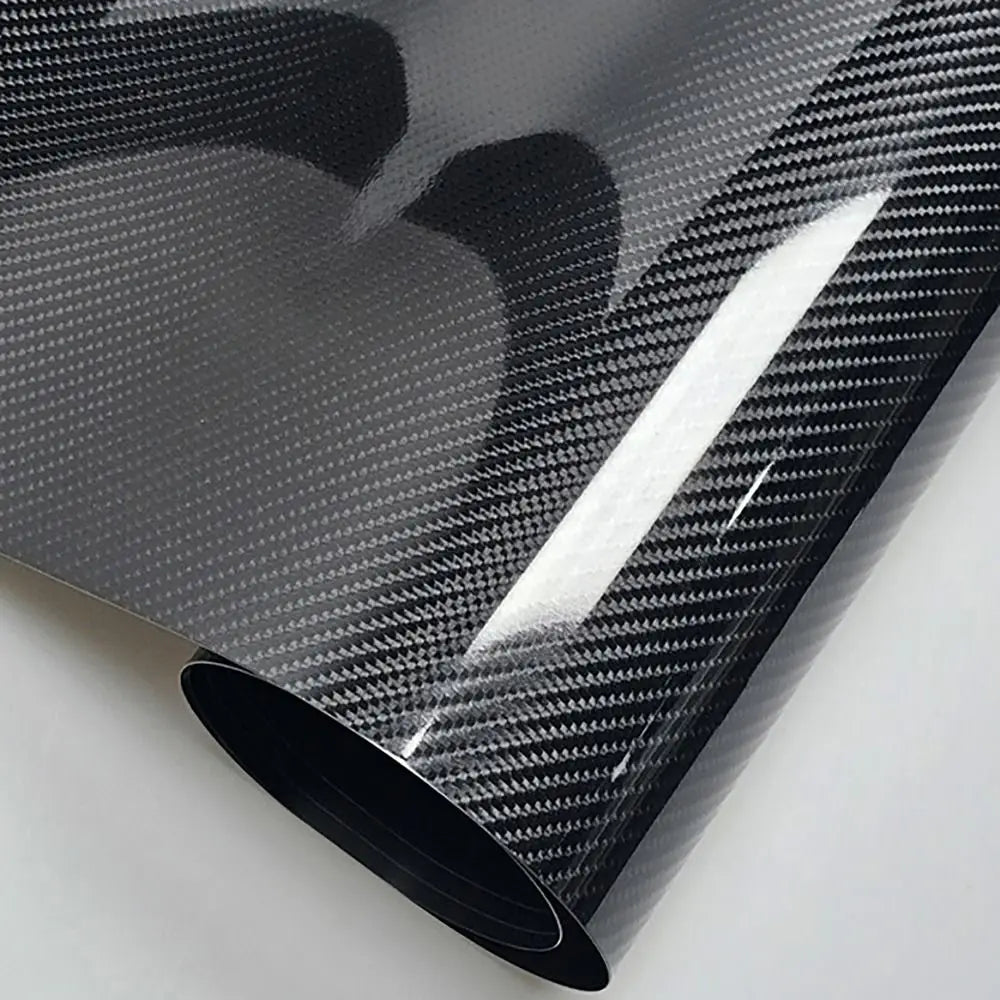 50 x 30cm Carbon Fiber Vinyl Wrap Film, High Gloss 3D 6D Effect - view 11