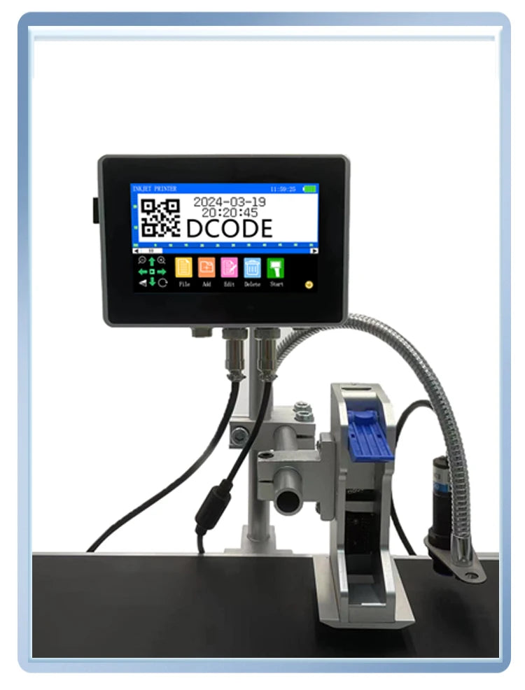 DCODE Industrial Online Inkjet Printer 12.7/25.4mm QR Barcode Date - image 10