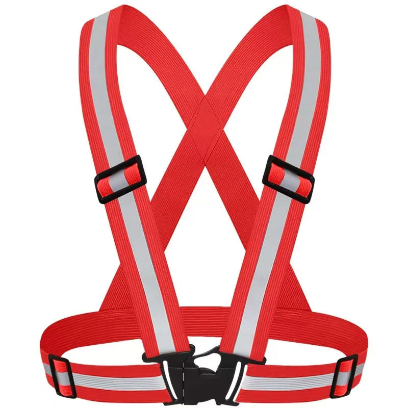 Reflective Safety Vest, Adjustable Straps for Jogging, Cycling and Walking