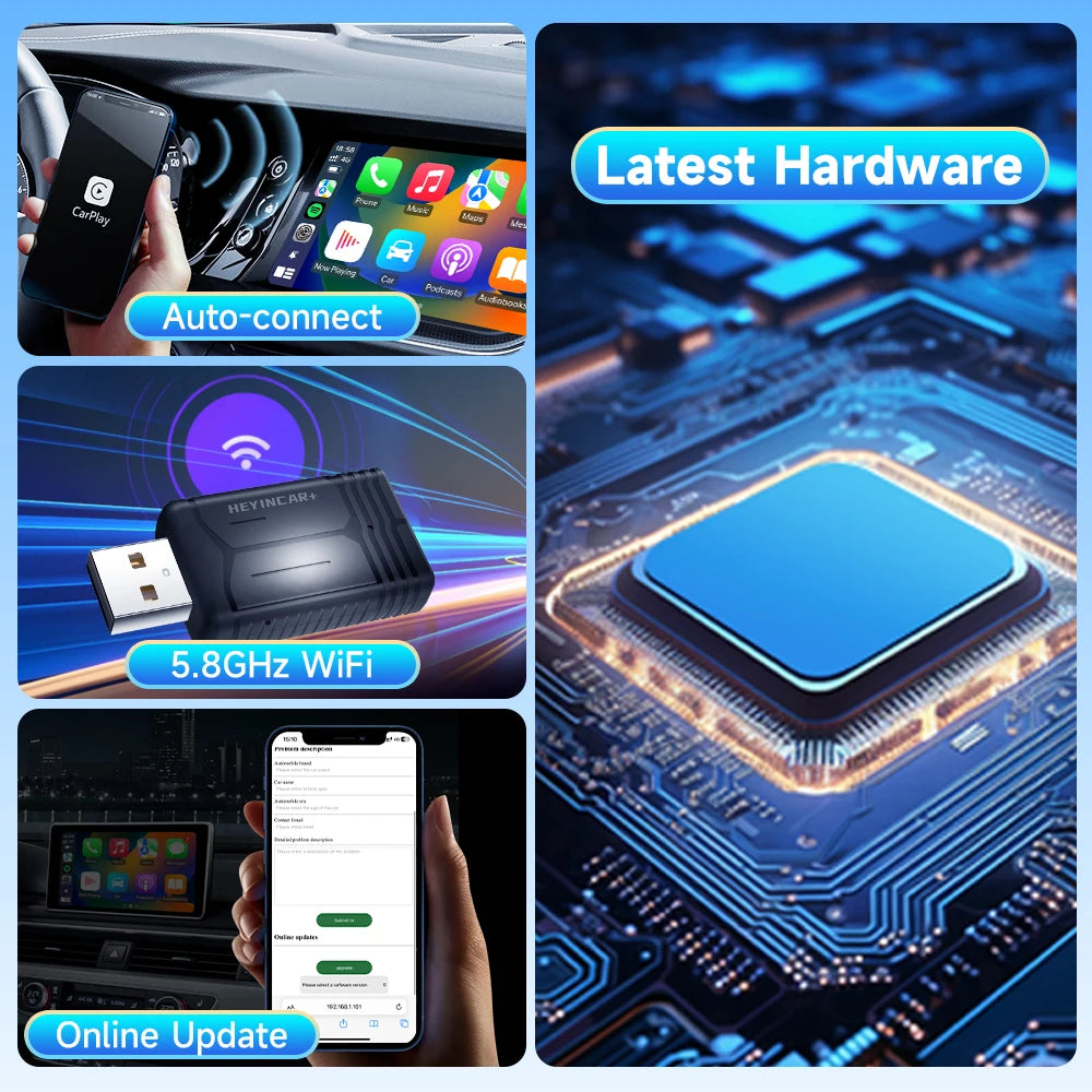 Wireless CarPlay & Android Auto Adapter for Easy Connectivity - image 5