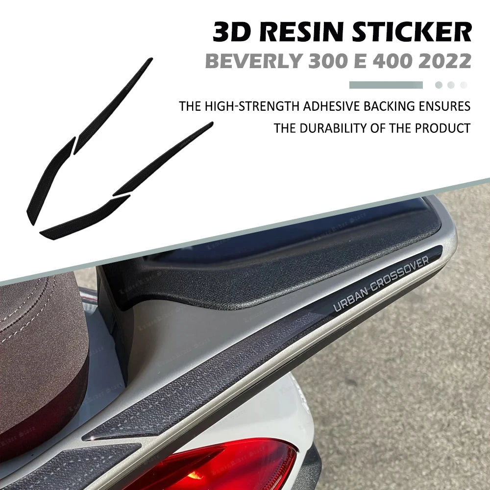 3D Epoxy Handlebar Protection Sticker for Piaggio Beverly 300 400 2022