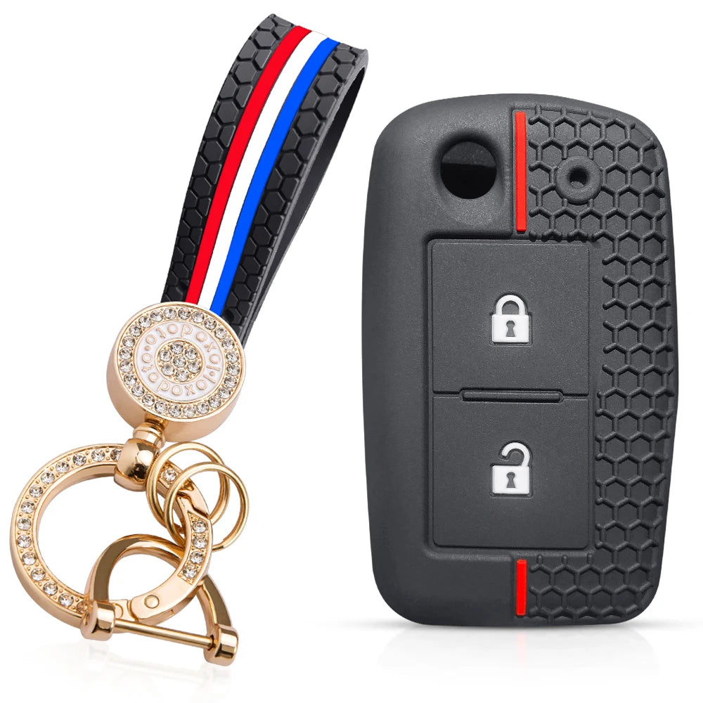 Silicone Key Fob Cover Case for Mitsubishi Triton 2024-2025
