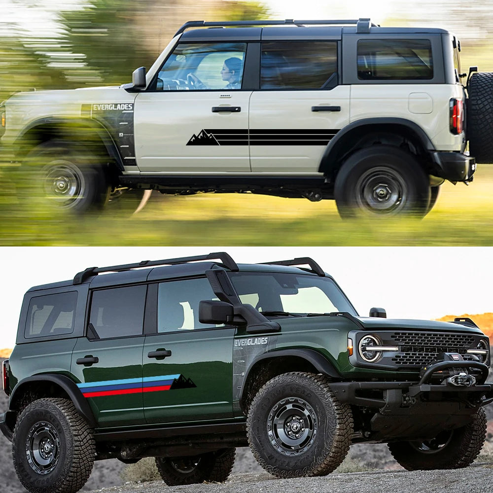Door Side Stripe Decal Kit for Bronco